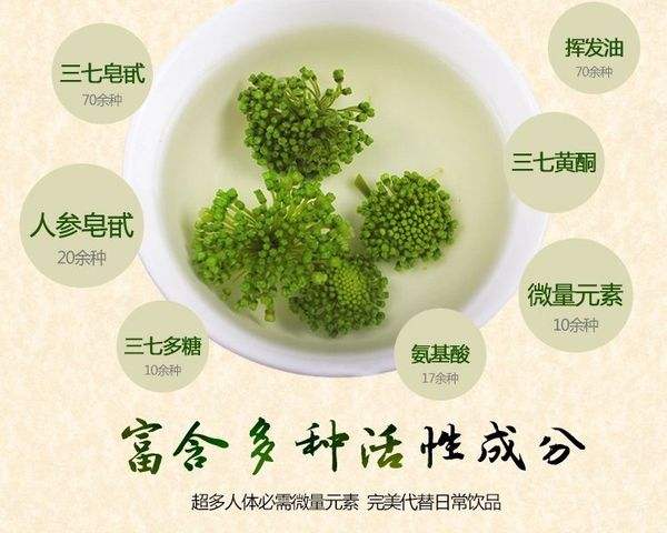 三七花泡水喝减肥吗