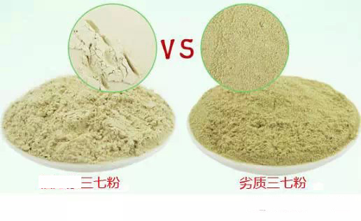 三招鉴别三七粉真假！附鉴别图片